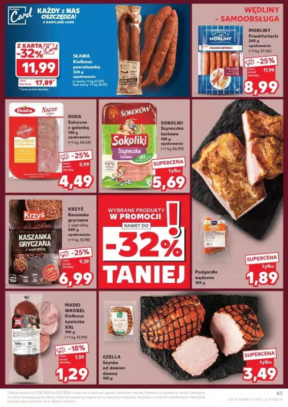 Kaufland - gazetka promocyjna Oferta Kaufland  do środy 05.03 - strona 47