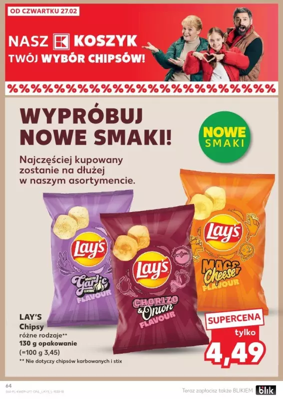 Kaufland - gazetka promocyjna Oferta Kaufland od czwartku 27.02 do środy 05.03 - strona 64