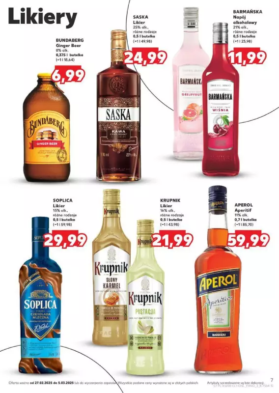 Kaufland - gazetka promocyjna Barek Kauflandu  do środy 05.03 - strona 7