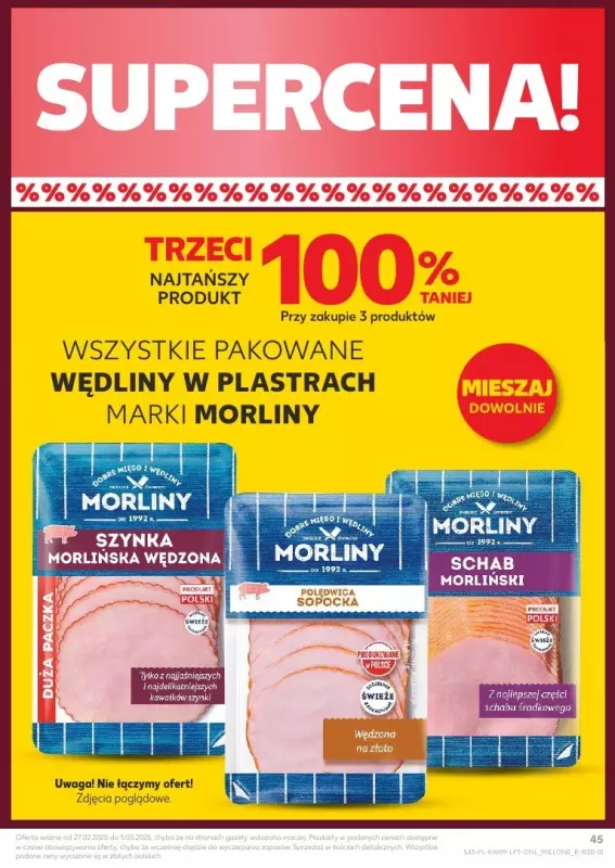 Kaufland - gazetka promocyjna Oferta Kaufland od czwartku 27.02 do środy 05.03 - strona 45