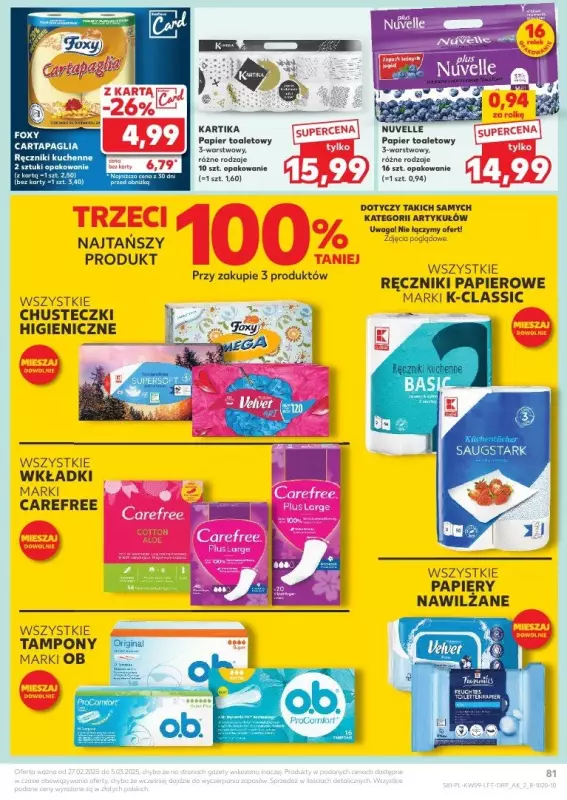 Kaufland - gazetka promocyjna Oferta Kaufland od czwartku 27.02 do środy 05.03 - strona 81