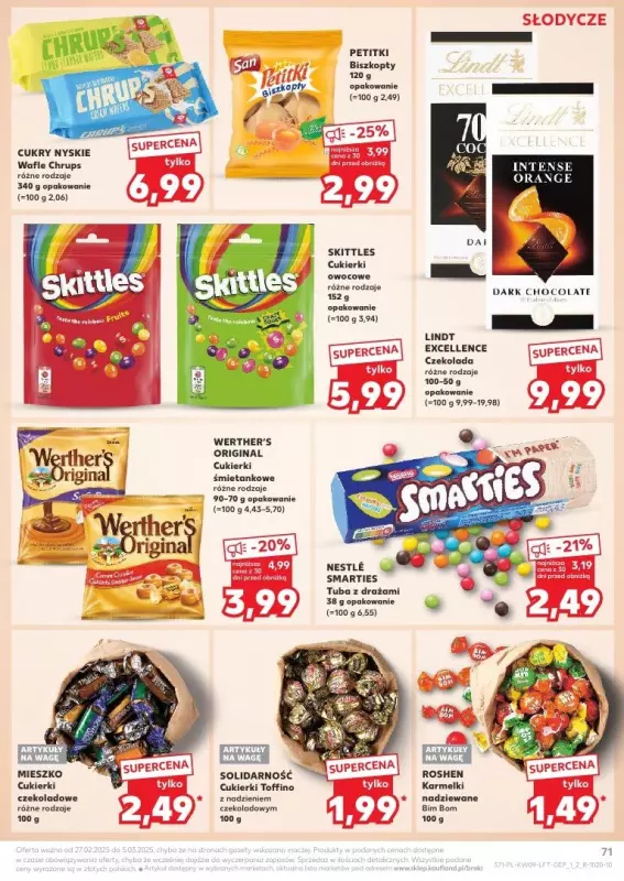 Kaufland - gazetka promocyjna Oferta Kaufland od czwartku 27.02 do środy 05.03 - strona 71