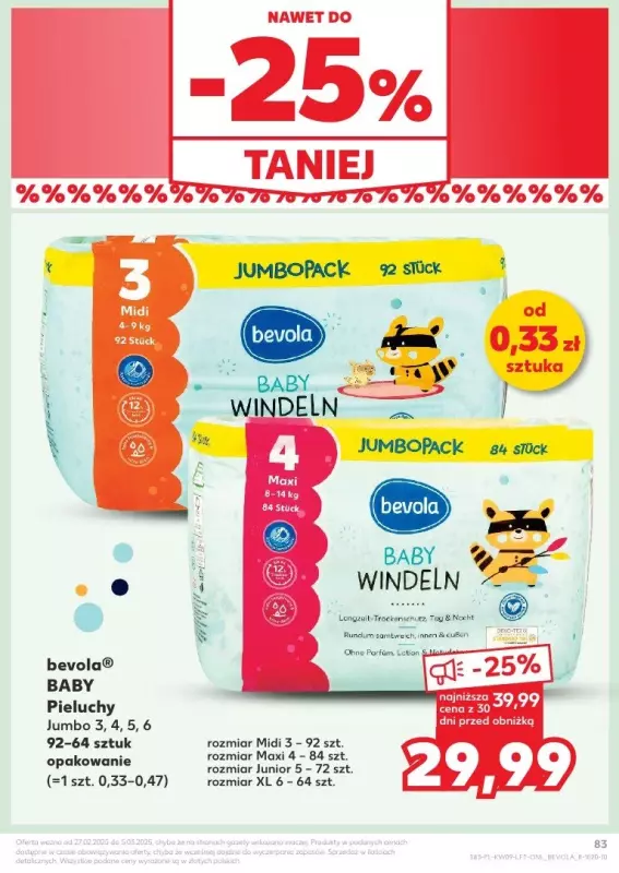 Kaufland - gazetka promocyjna Oferta Kaufland od czwartku 27.02 do środy 05.03 - strona 83