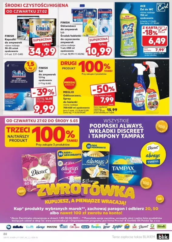 Kaufland - gazetka promocyjna Oferta Kaufland od czwartku 27.02 do środy 05.03 - strona 80