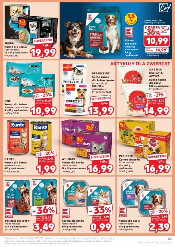 Kaufland - gazetka promocyjna Oferta Kaufland od czwartku 27.02 do środy 05.03 - strona 85