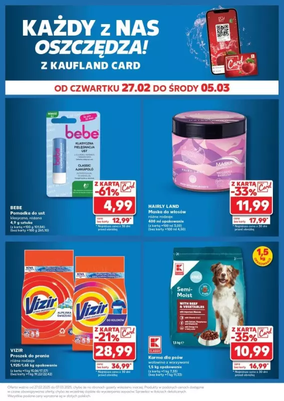 Kaufland - gazetka promocyjna Mocny Start od poniedziałku 03.03 do środy 05.03 - strona 33