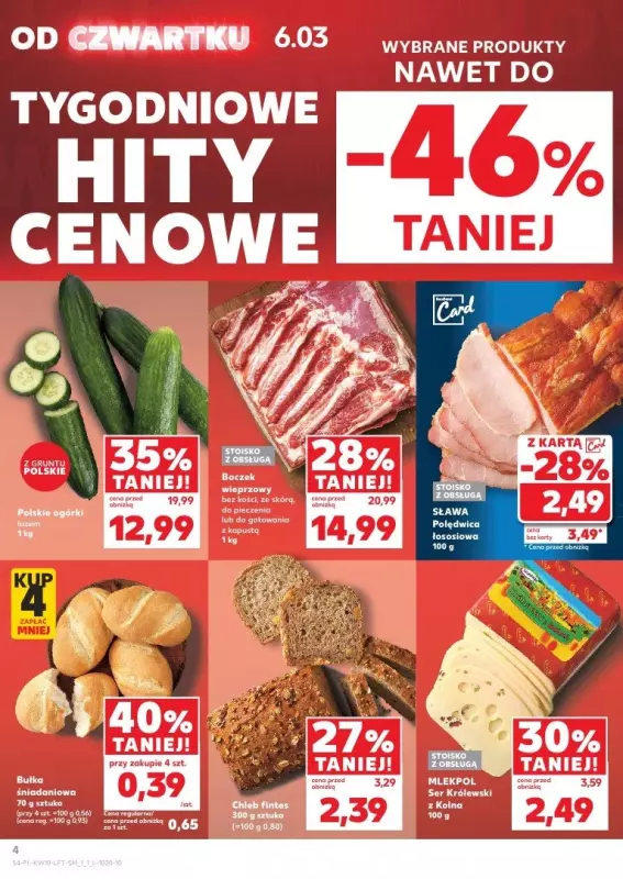 Kaufland - gazetka promocyjna Oferta Kaufland od czwartku 06.03 do środy 12.03 - strona 4