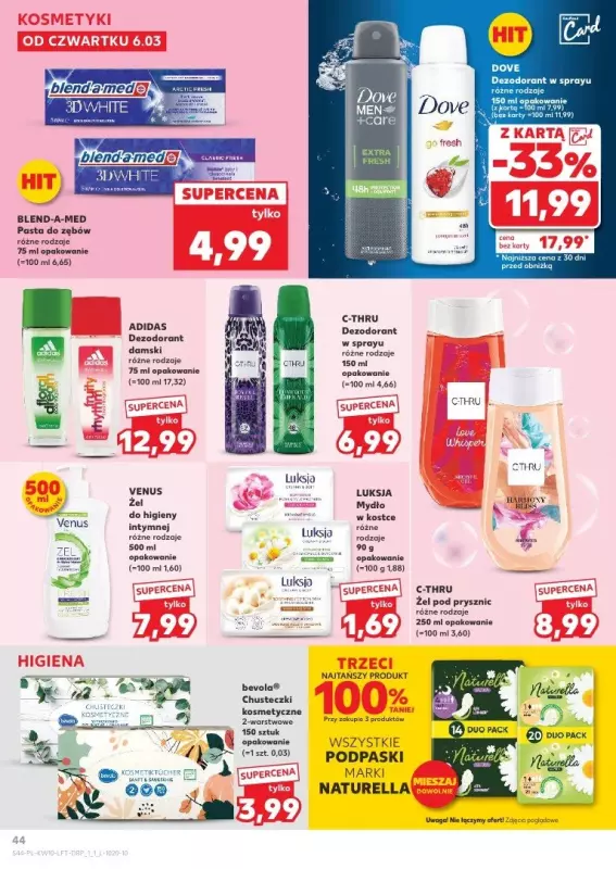 Kaufland - gazetka promocyjna Oferta Kaufland od czwartku 06.03 do środy 12.03 - strona 44