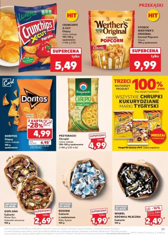 Kaufland - gazetka promocyjna Oferta Kaufland od czwartku 06.03 do środy 12.03 - strona 39