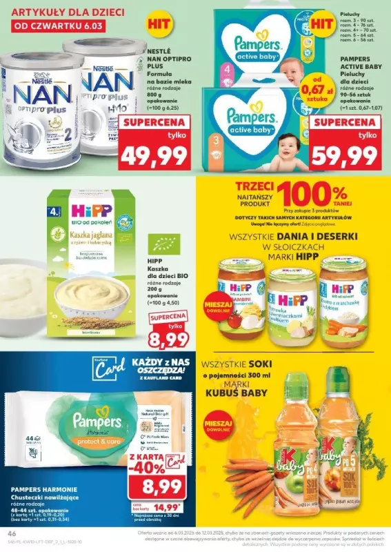 Kaufland - gazetka promocyjna Oferta Kaufland od czwartku 06.03 do środy 12.03 - strona 46