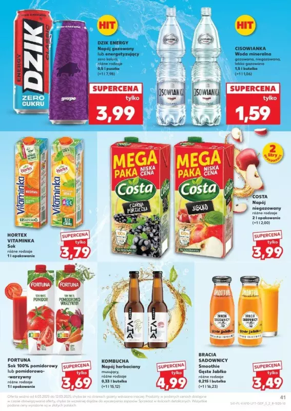 Kaufland - gazetka promocyjna Oferta Kaufland od czwartku 06.03 do środy 12.03 - strona 41