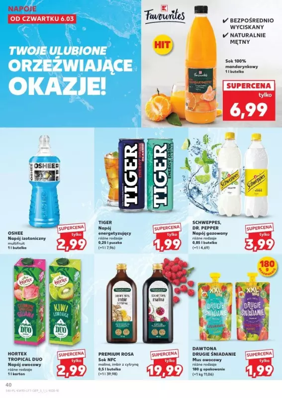 Kaufland - gazetka promocyjna Oferta Kaufland od czwartku 06.03 do środy 12.03 - strona 40