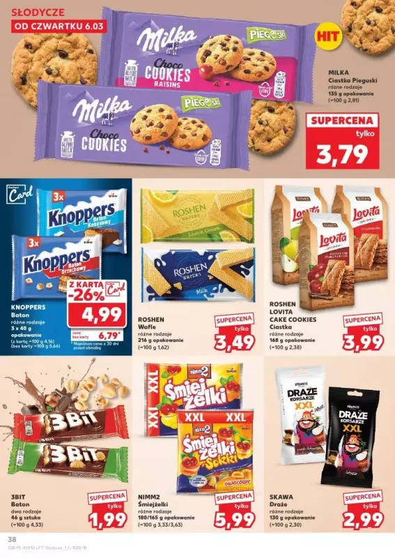 Kaufland - gazetka promocyjna Oferta Kaufland od czwartku 06.03 do środy 12.03 - strona 38