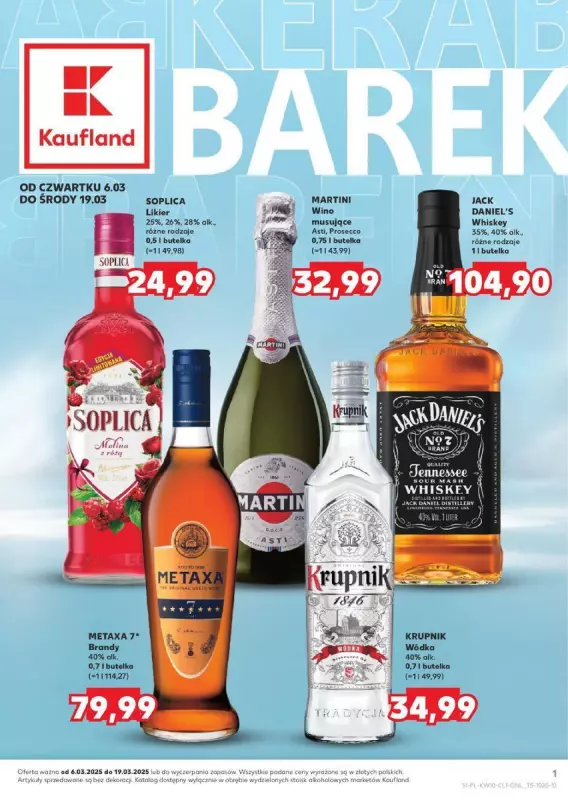 Kaufland - gazetka promocyjna Barek Kauflandu od czwartku 06.03 do środy 19.03