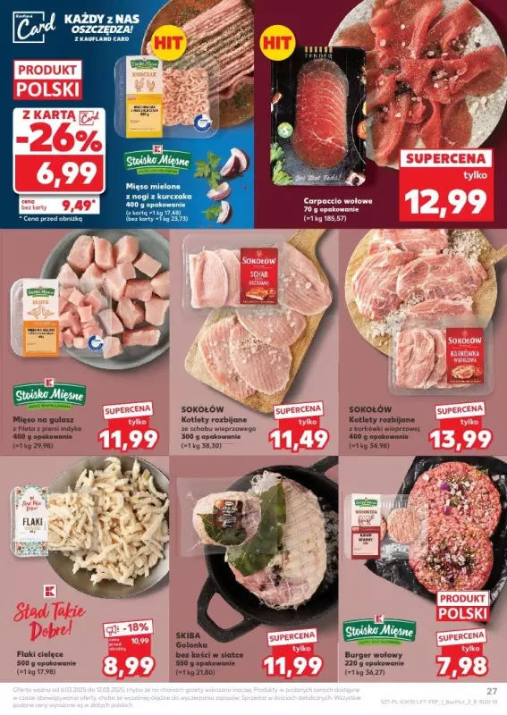 Kaufland - gazetka promocyjna Oferta Kaufland od czwartku 06.03 do środy 12.03 - strona 27