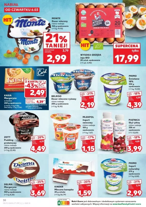 Kaufland - gazetka promocyjna Oferta Kaufland od czwartku 06.03 do środy 12.03 - strona 30