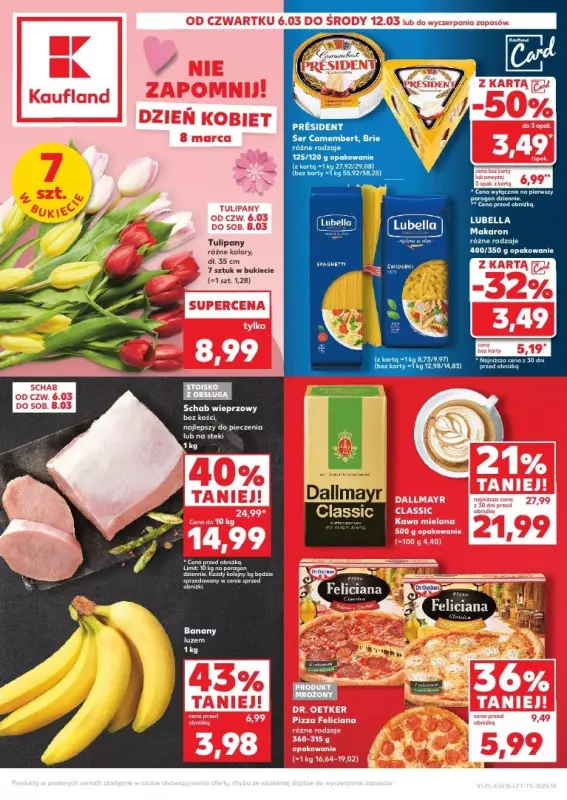 Kaufland - gazetka promocyjna Oferta Kaufland od czwartku 06.03 do środy 12.03