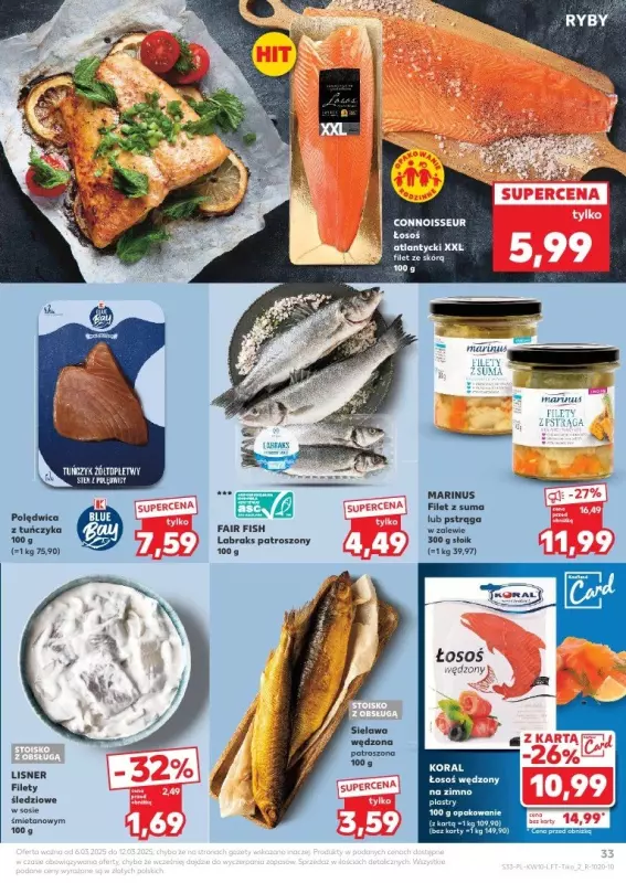 Kaufland - gazetka promocyjna Oferta Kaufland od czwartku 06.03 do środy 12.03 - strona 33