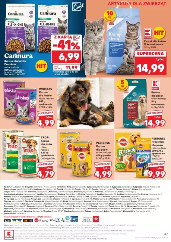 Kaufland - gazetka promocyjna Oferta Kaufland od czwartku 06.03 do środy 12.03 - strona 47