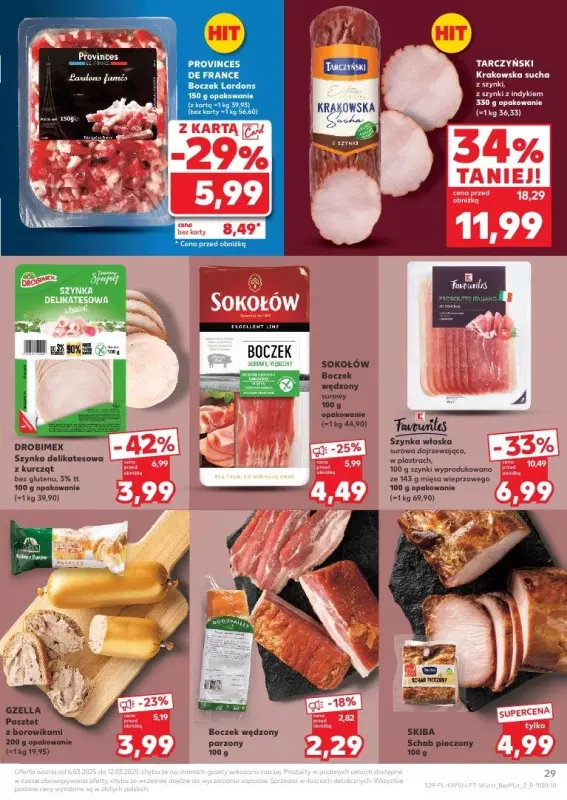 Kaufland - gazetka promocyjna Oferta Kaufland od czwartku 06.03 do środy 12.03 - strona 29