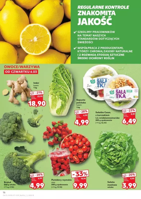 Kaufland - gazetka promocyjna Oferta Kaufland od czwartku 06.03 do środy 12.03 - strona 16