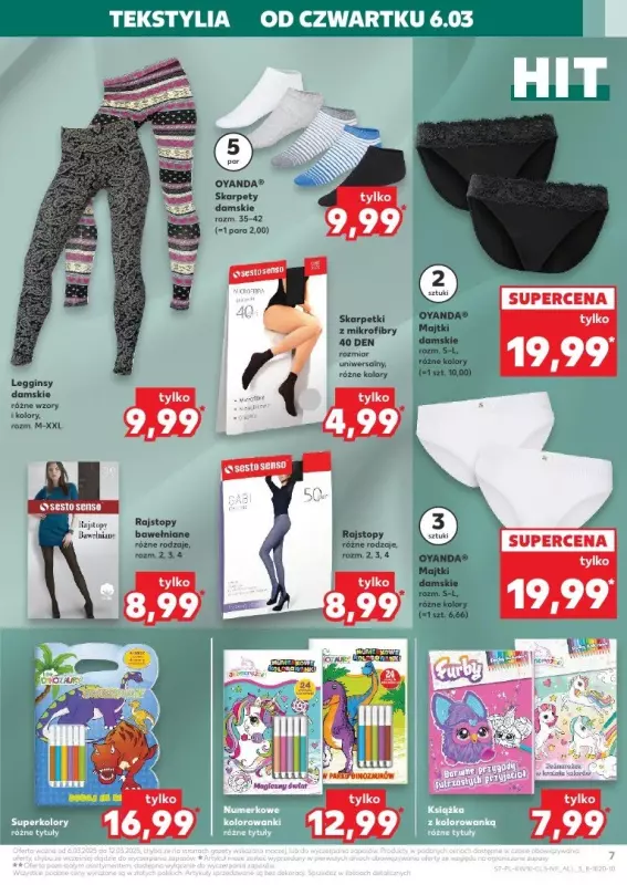 Kaufland - gazetka promocyjna Oferta Kaufland - Non Food od czwartku 06.03 do środy 12.03 - strona 7