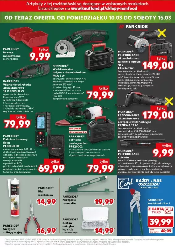 Kaufland - gazetka promocyjna Oferta Kaufland - Non Food od czwartku 06.03 do środy 12.03 - strona 15