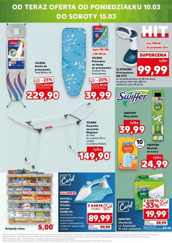 Kaufland - gazetka promocyjna Mocny Start od poniedziałku 10.03 do środy 12.03 - strona 21