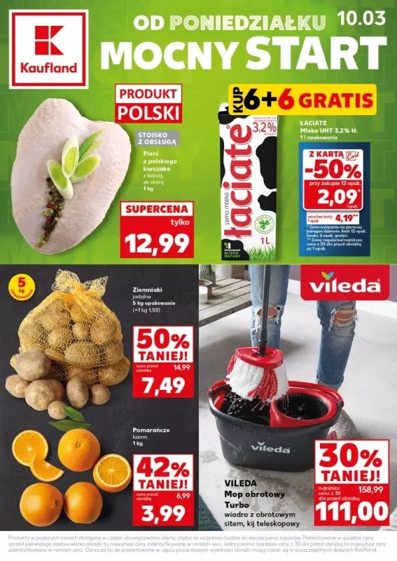 Kaufland - gazetka promocyjna Mocny Start od poniedziałku 10.03 do środy 12.03