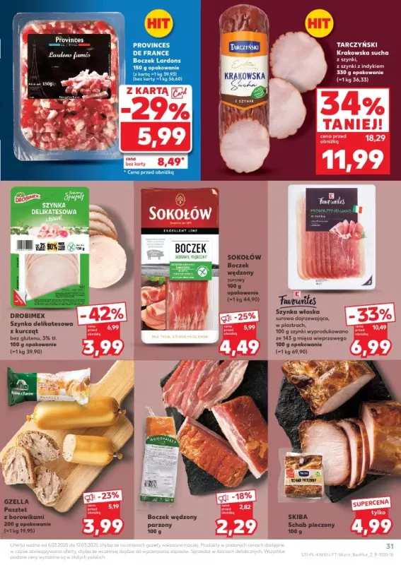 Kaufland - gazetka promocyjna Oferta Kaufland od czwartku 06.03 do środy 12.03 - strona 31