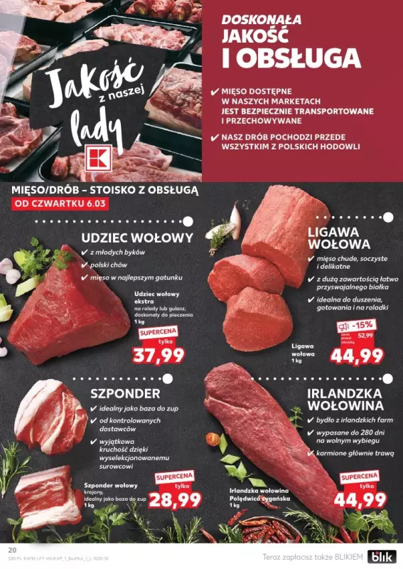 Kaufland - gazetka promocyjna Oferta Kaufland od czwartku 06.03 do środy 12.03 - strona 20