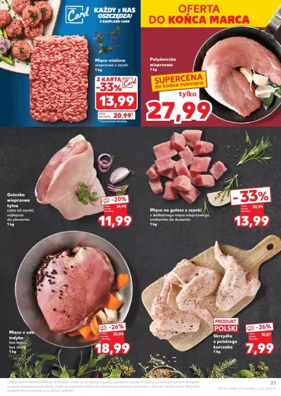 Kaufland - gazetka promocyjna Oferta Kaufland od czwartku 06.03 do środy 12.03 - strona 21