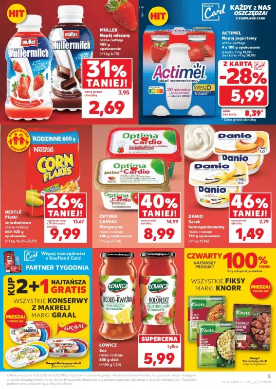 Kaufland - gazetka promocyjna Oferta Kaufland od czwartku 06.03 do środy 12.03 - strona 5