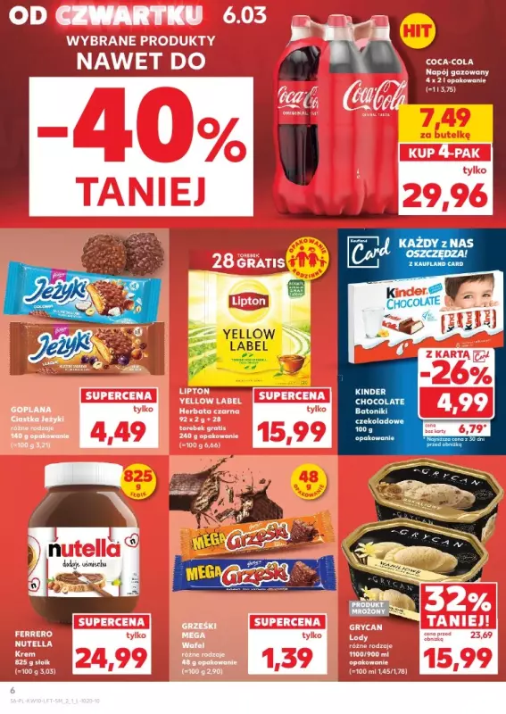 Kaufland - gazetka promocyjna Oferta Kaufland od czwartku 06.03 do środy 12.03 - strona 6