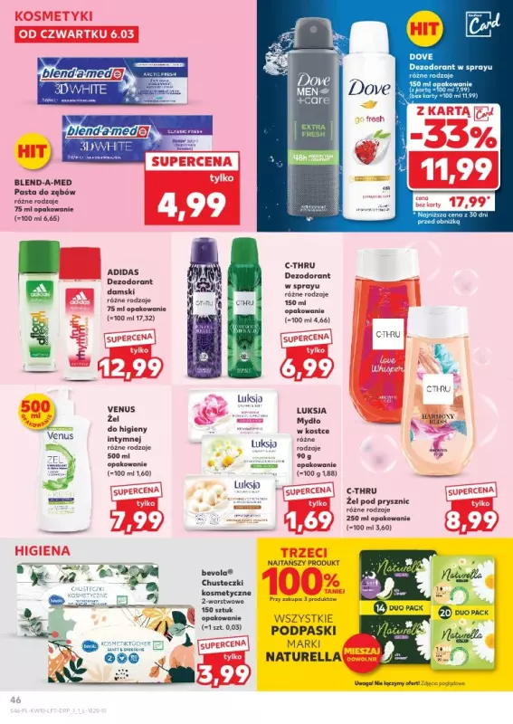 Kaufland - gazetka promocyjna Oferta Kaufland od czwartku 06.03 do środy 12.03 - strona 46