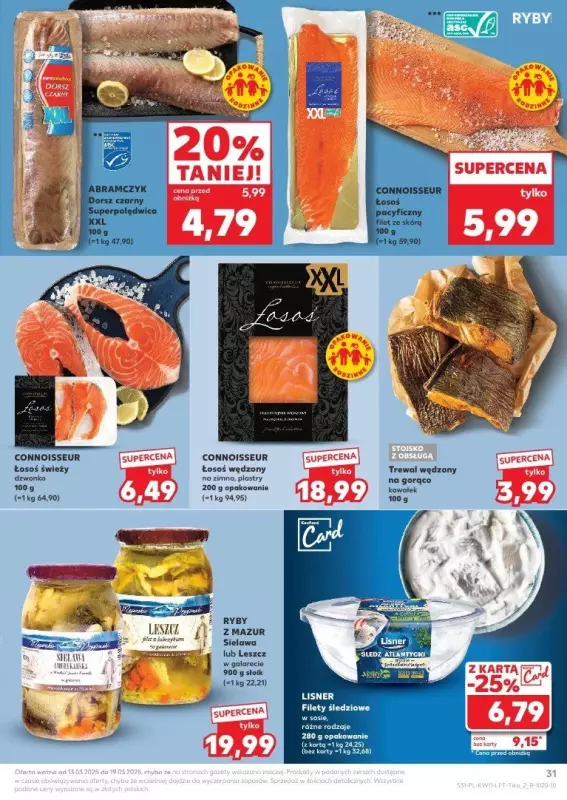 Kaufland - gazetka promocyjna Czas na ryby od czwartku 13.03 do środy 19.03 - strona 3