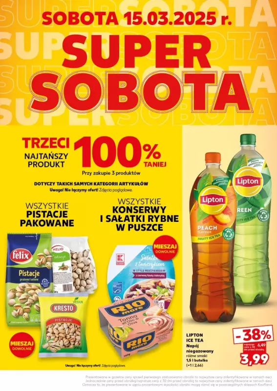 Kaufland - gazetka promocyjna Oferta Kaufland - SUPER SOBOTA od piątku 14.03 do soboty 15.03 - strona 2