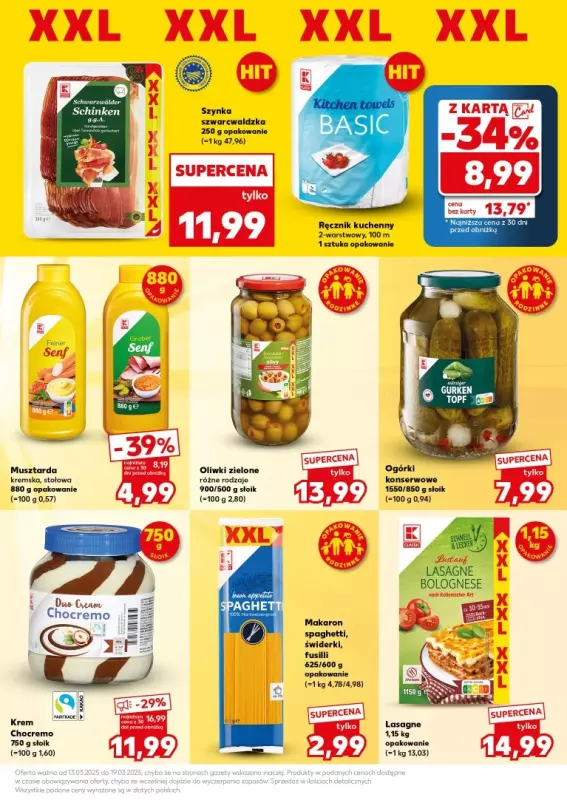 Kaufland - gazetka promocyjna Oferta Kaufland - SUPER SOBOTA od piątku 14.03 do soboty 15.03 - strona 9