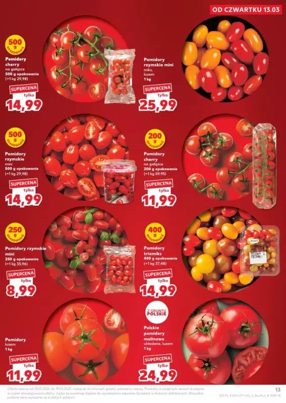 Kaufland - gazetka promocyjna Oferta Kaufland od czwartku 13.03 do środy 19.03 - strona 13