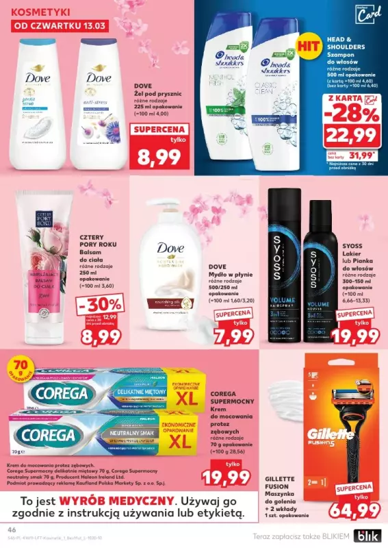 Kaufland - gazetka promocyjna Oferta Kaufland od czwartku 13.03 do środy 19.03 - strona 46