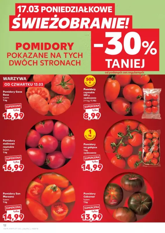 Kaufland - gazetka promocyjna Oferta Kaufland od czwartku 13.03 do środy 19.03 - strona 12