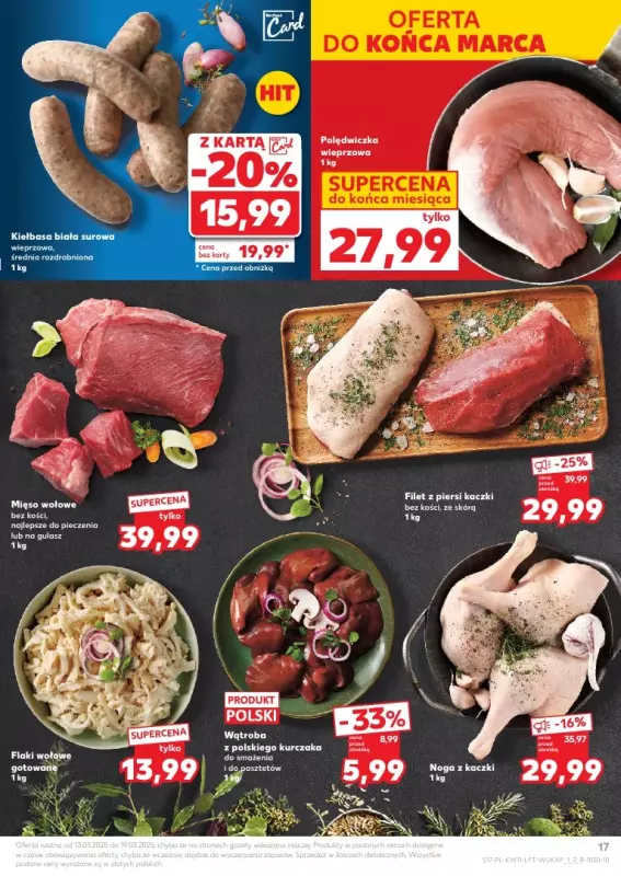 Kaufland - gazetka promocyjna Oferta Kaufland od czwartku 13.03 do środy 19.03 - strona 17