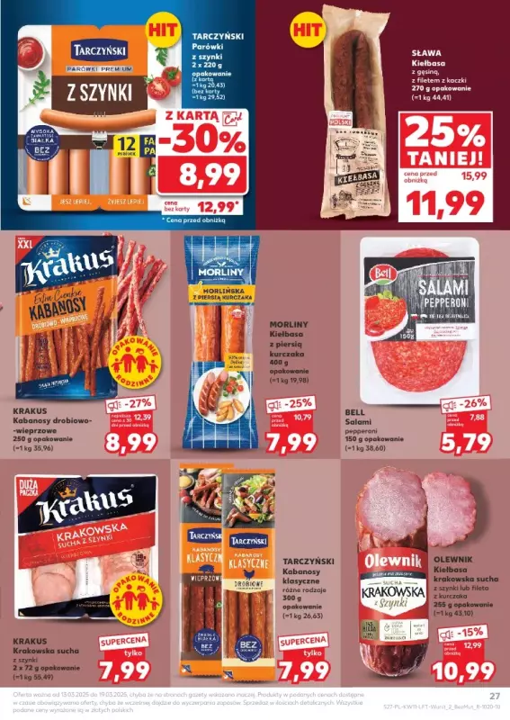 Kaufland - gazetka promocyjna Oferta Kaufland od czwartku 13.03 do środy 19.03 - strona 27