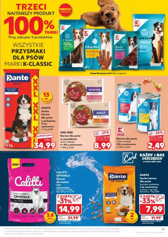 Kaufland - gazetka promocyjna Oferta Kaufland od czwartku 13.03 do środy 19.03 - strona 53