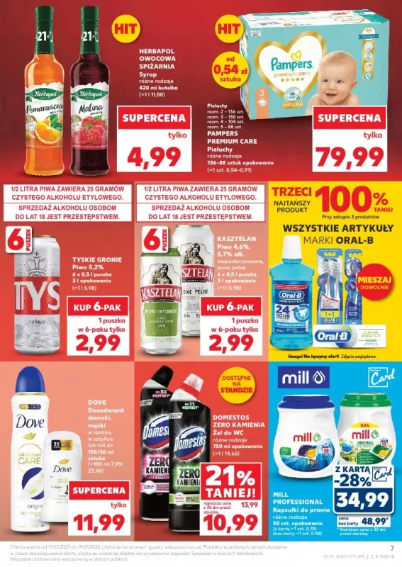 Kaufland - gazetka promocyjna Oferta Kaufland od czwartku 13.03 do środy 19.03 - strona 7