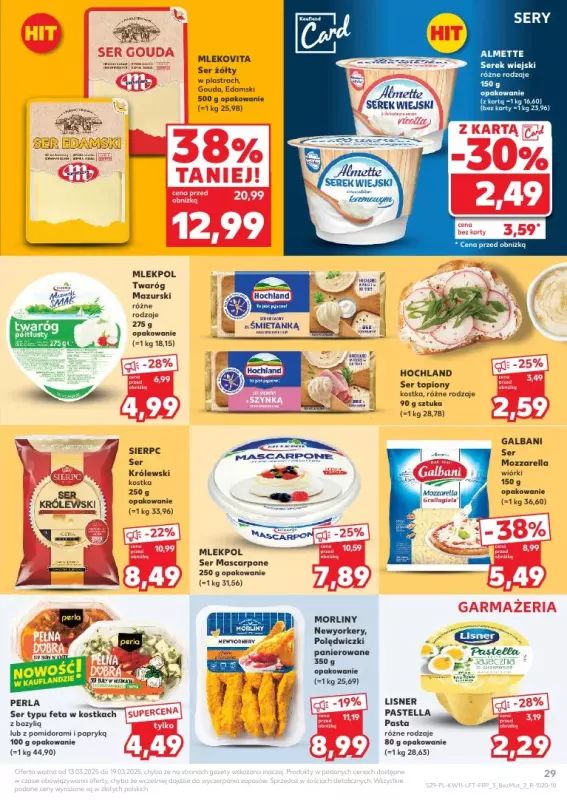 Kaufland - gazetka promocyjna Oferta Kaufland od czwartku 13.03 do środy 19.03 - strona 29