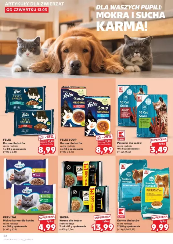 Kaufland - gazetka promocyjna Oferta Kaufland od czwartku 13.03 do środy 19.03 - strona 52