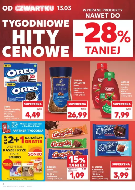 Kaufland - gazetka promocyjna Oferta Kaufland od czwartku 13.03 do środy 19.03 - strona 6