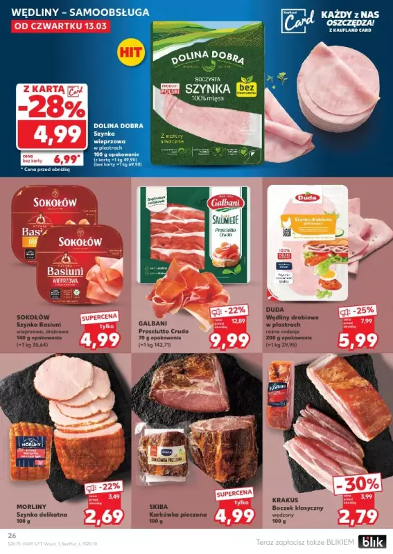 Kaufland - gazetka promocyjna Oferta Kaufland od czwartku 13.03 do środy 19.03 - strona 26