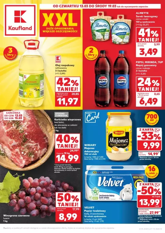 Kaufland - gazetka promocyjna Oferta Kaufland od czwartku 13.03 do środy 19.03